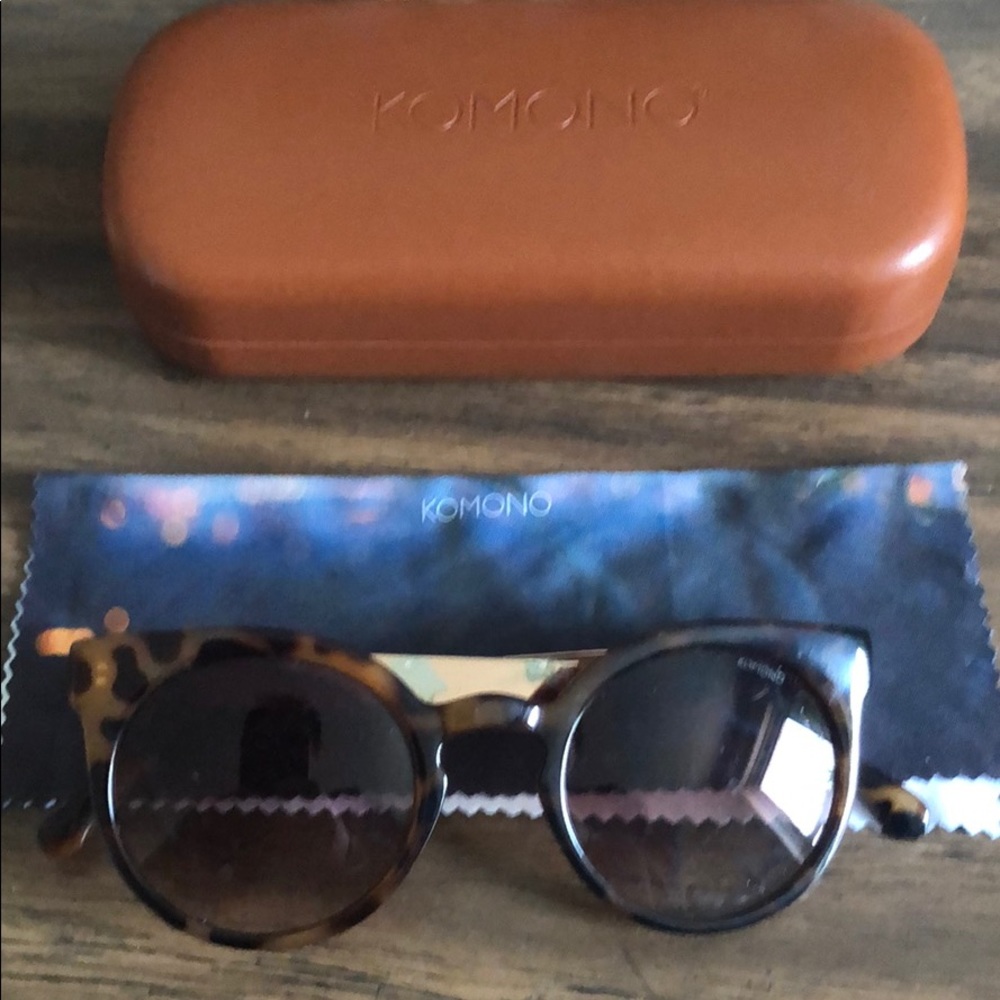 Komono tortoise pattern sunglasses